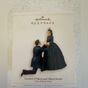 Hallmark Keepsake Scarlett O’Hara & Rhett Butler Christmas Ornament Collectible